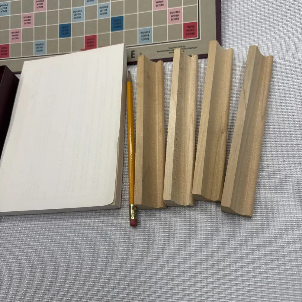 1948-1953 Vintage SCRABBLE Board Game Selchow Righter Wood Tiles Old Classic